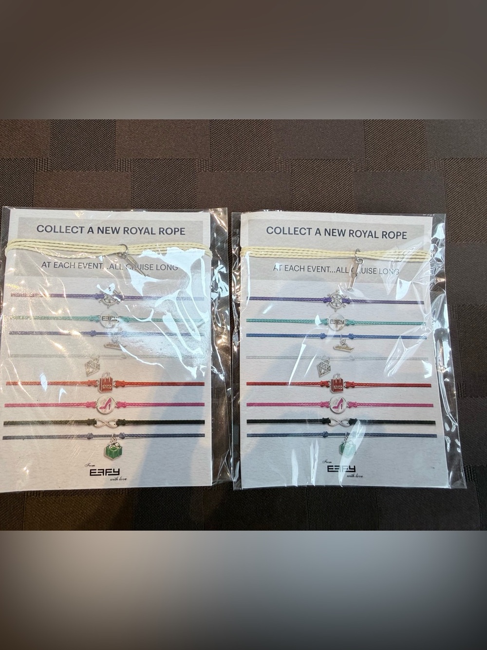 2 Effy Royal Rope Bracelet Royal
Caribbean Cruise Champagne Flute
Charm New